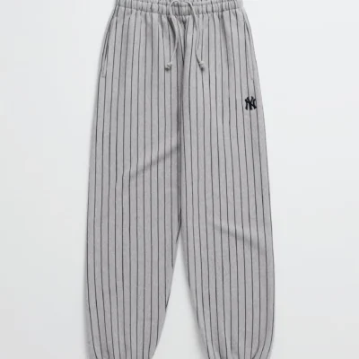 Heather Madhappy Yankees Pinstripe Sweatpants